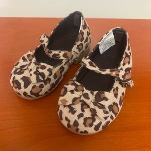 Gymboree leopard maryjanes, NWOT